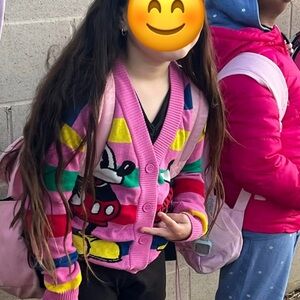 Colorful Cartoon Cardigan